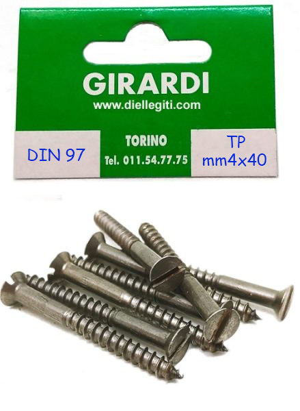 VITE A LEGNO IN FERRO TSP 4x40 DIN 97