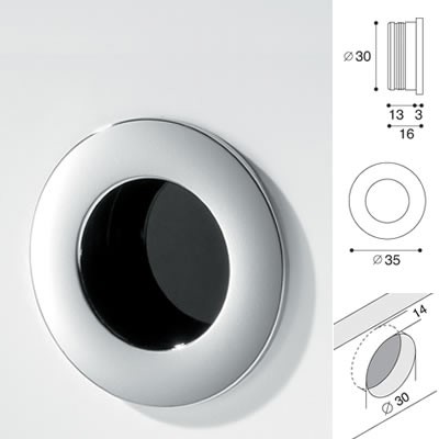 MANIGLIA 853/B NICHEL SATINATO