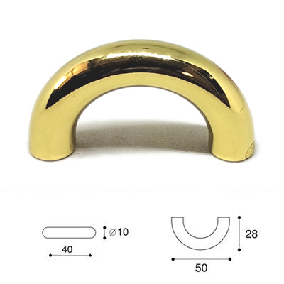 MANIGLIA 863/C ORO LUCIDO