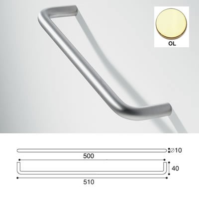 MANIGLIA 871/A ORO LUCIDO