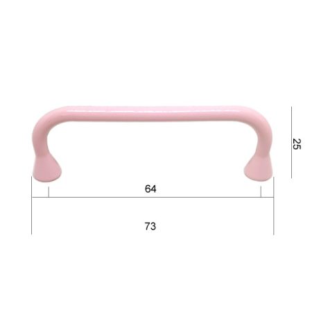 MANIGLIA 930/64 ROSA