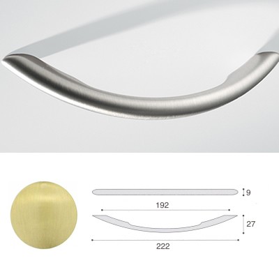 MANIGLIA 960/192 ORO SATINATO