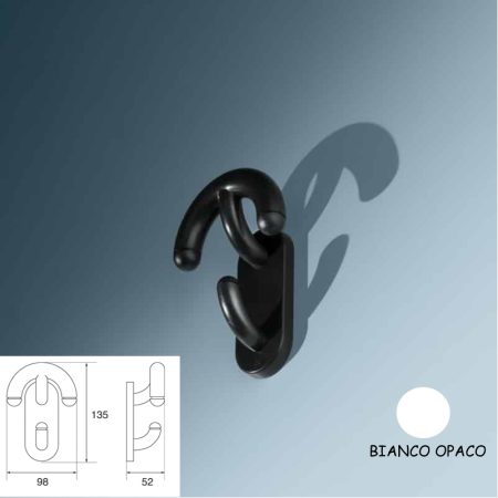PORTABITO ARCO 301 BIANCO OPACO