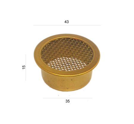 GRIGLIA AERAZIONE ARMADIO BRONZATA