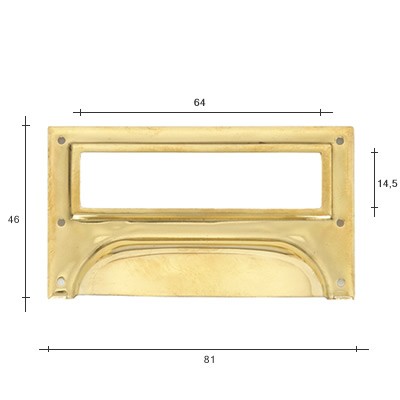 MANIGLIA SANDON OTTONE