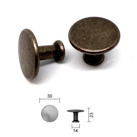 POMOLO 101/30 PATINED STEEL