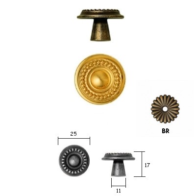 POMOLO 140/25 BRONZO ETRUSCO