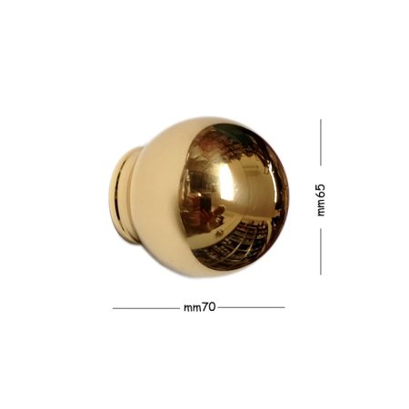 POMOLO TERMINALE 4035/30 OTTONE