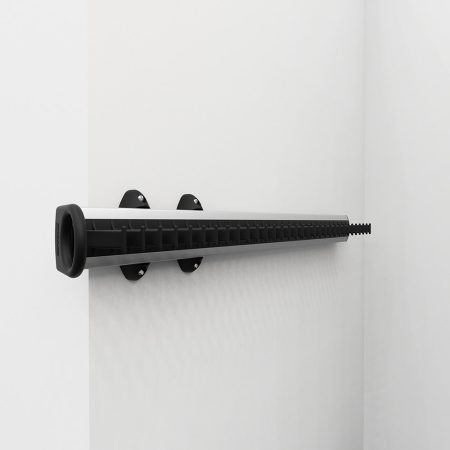 PORTA CRAVATTE SERVETTO ESTRAIBILE NERO/ARGENTO