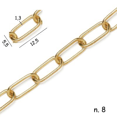CATENA GENOVESE OTTONE LUCIDO N. 8