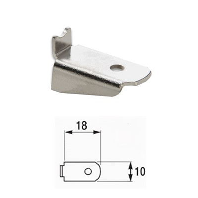 SUPPORTO CREMAGLIERA 1251 NICHELATO