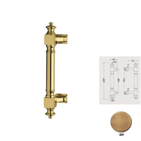 MANIGLIONE  BAL 468/250 BR