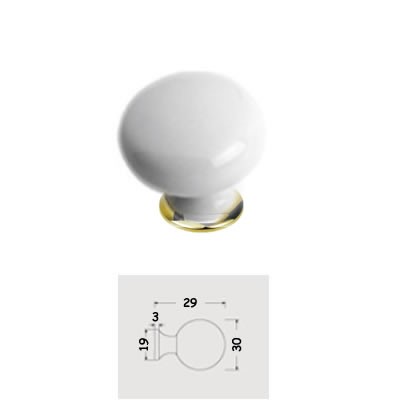 POMOLO BAL 718/05 BIANCO mm30