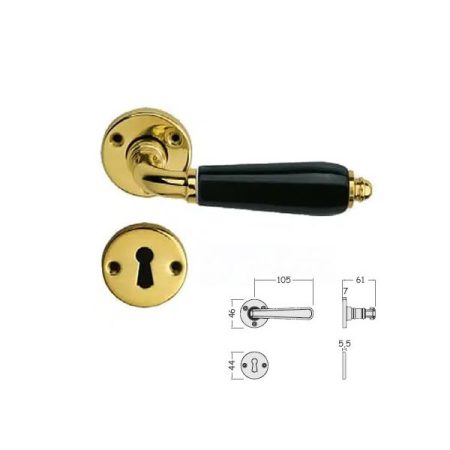 MANIGLIA BAL RAPHAEL NOIR RB