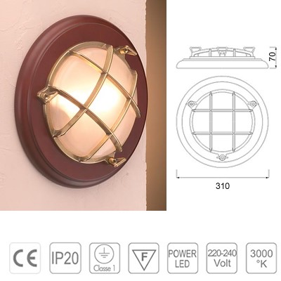 LAMPADA LED 2327 OTTONE