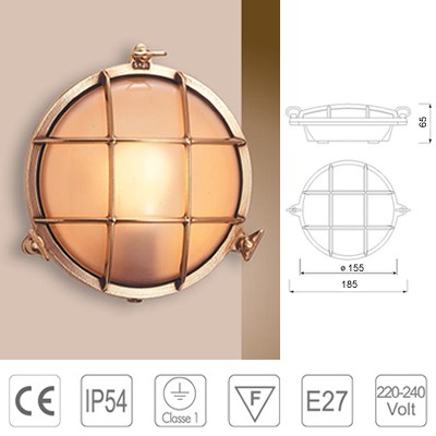 TARTARUGA TONDA 2028B OTTONE
