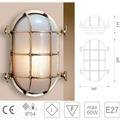 TARTARUGA OVALE 2035 OTTONE
