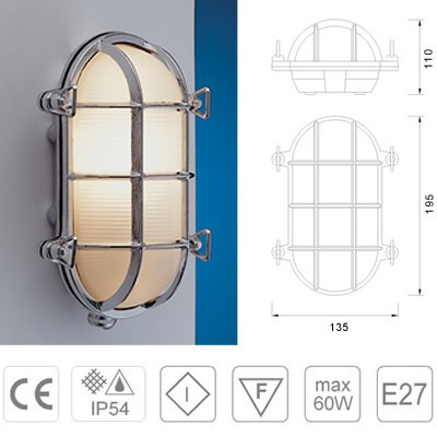 TARTARUGA OVALE 2035B CROMO