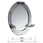 OBLO' SPECCHIO 300 CROMATO LUCIDO