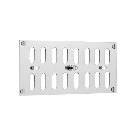 GRIGLIA REGOLABILE 152x76 CROMO LUCIDO