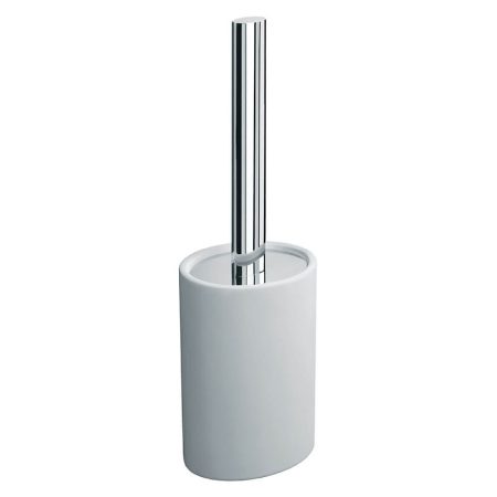 PORTA SCOPINO CROMO/BIANCO MELODY S34