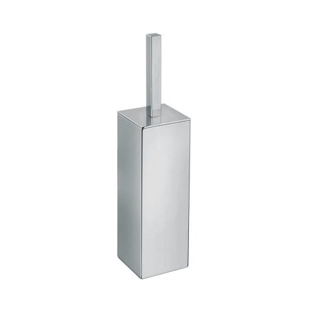 PORTA SCOPINO QUADRATO  EXIMCOL S320 NICHEL SATINATO