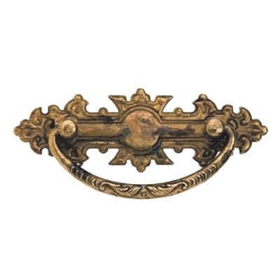 MANIGLIA MG2451 mm64 OTTONE ANTICO