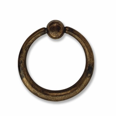 PENDENTE 2654/50 OTTONE ANTICATO