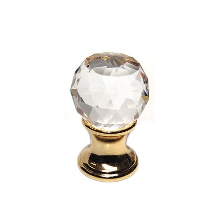 POMOLO CRISTALLO TRASPARENTE/ORO 22