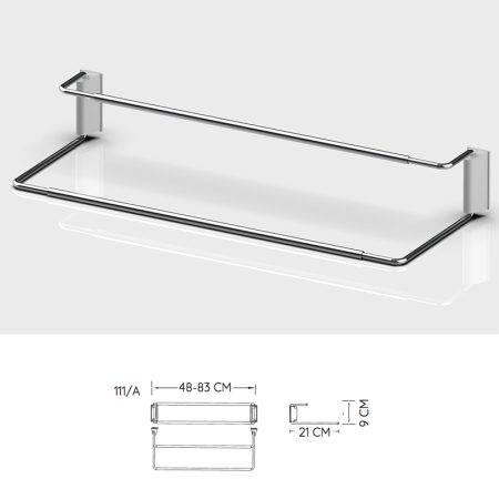 PORTASCARPE REGOLABILE cm48/83