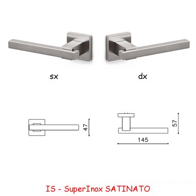1/2 MANIGLIA BIOS SuperInox SATINATO