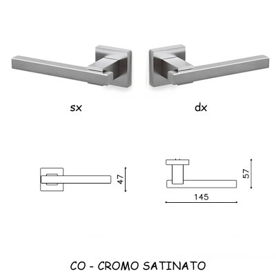 1/2 BIOS HANDLE SATIN CHROME
