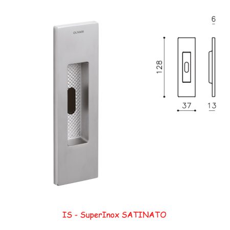 MANIGLIA SIRO CHIAVE SuperInox SATINATO