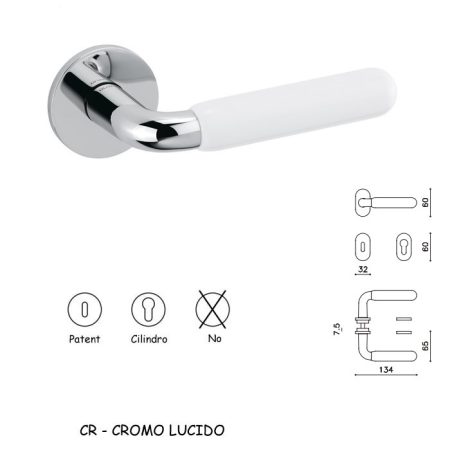 MANIGLIA ALBA CROMO LUCIDO