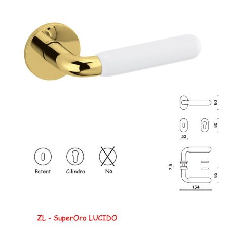 MANIGLIA ALBA SuperOro LUCIDO