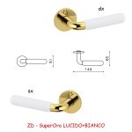 MEZZA MANIGLIA ALBA SuperOro LUCIDO