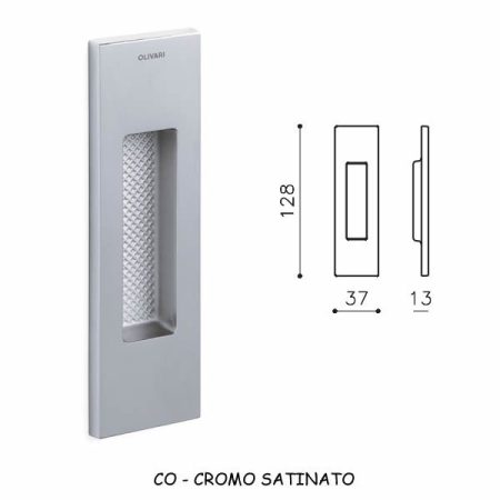 MANIGLIA SIRO CROMATO OPACO