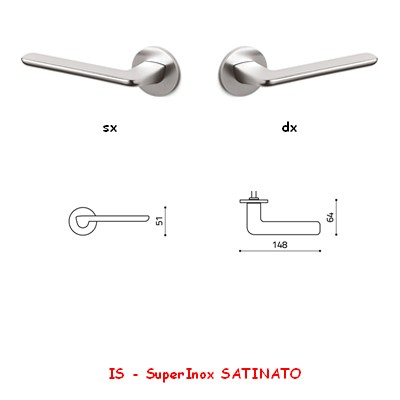 1/2 MANIGLIA MARBELLA SuperInox