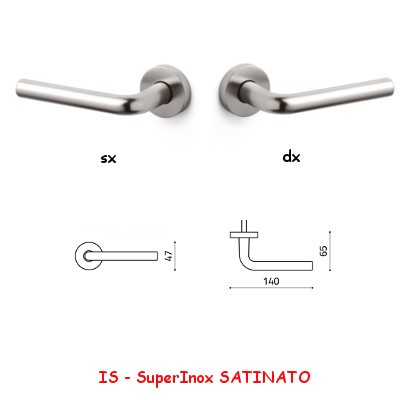 1/2 MANIGLIA RAFFAELLA SuperInox