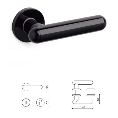 MANIGLIA BOMA RB NERO