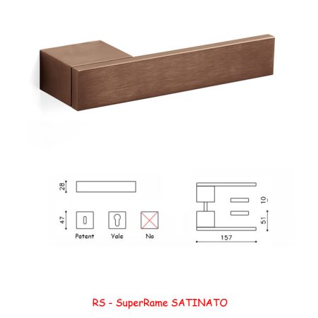 MANIGLIA TOTAL SuperRame SATINATO