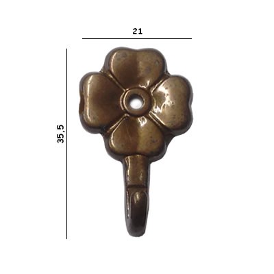 GANCIO QUADRIFOGLIO G BRONZATO