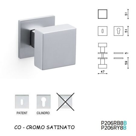 POMOLO DIANA B CROMO SATINATO