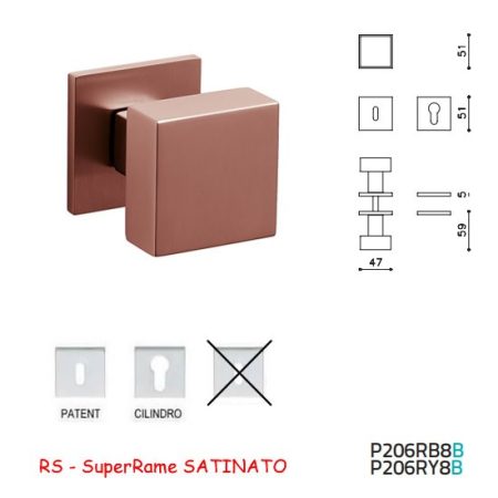 POMOLO DIANA B SuperRame SATINATO