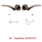 1/2 MANIGLIA NOVELLA SuperBronzo SATINATO
