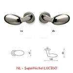1/2 MANIGLIA BLINDO SuperNichel LUCIDO