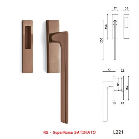 MANIGLIONE ALZANTE LOTUS Q RS