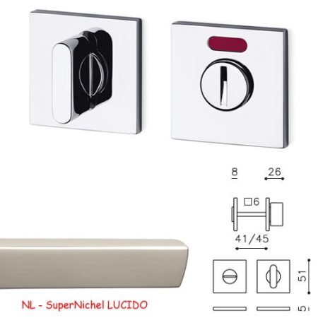 CHIAVISTELLO LINK QBF SuperNichel LUCIDO