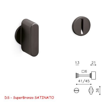 CHIAVISTELLO LINK S SuperAntracite SATINATO