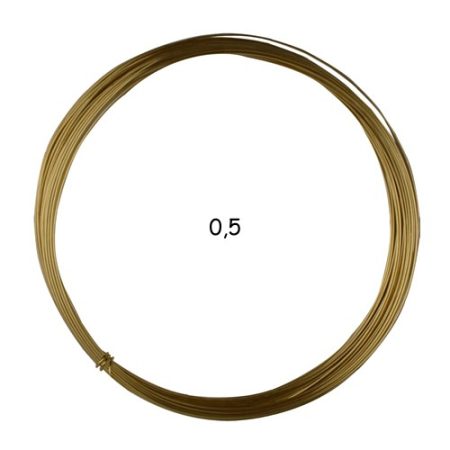 FILO GAVETTINE OTTONE 0,50